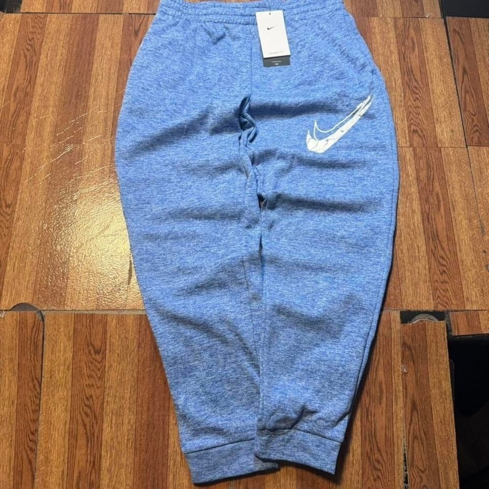 Nike Blue Therma-Fit Tech Retro Sweatpants Jogger Youth XL (14) NEW